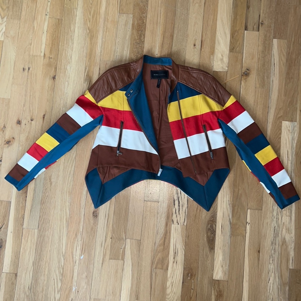 RARE "BLU" BCBGMAXAZRIA JACKET